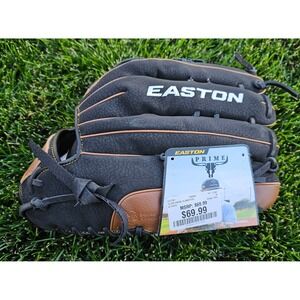 Easton Prime Leather Baseball Softball Glove 13" PSP13 Black Brown LHT H Web NWT
